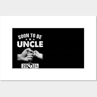 Soon To Be Uncle Est 2024 Fathers Day First Time New Uncle Youth Posters and Art